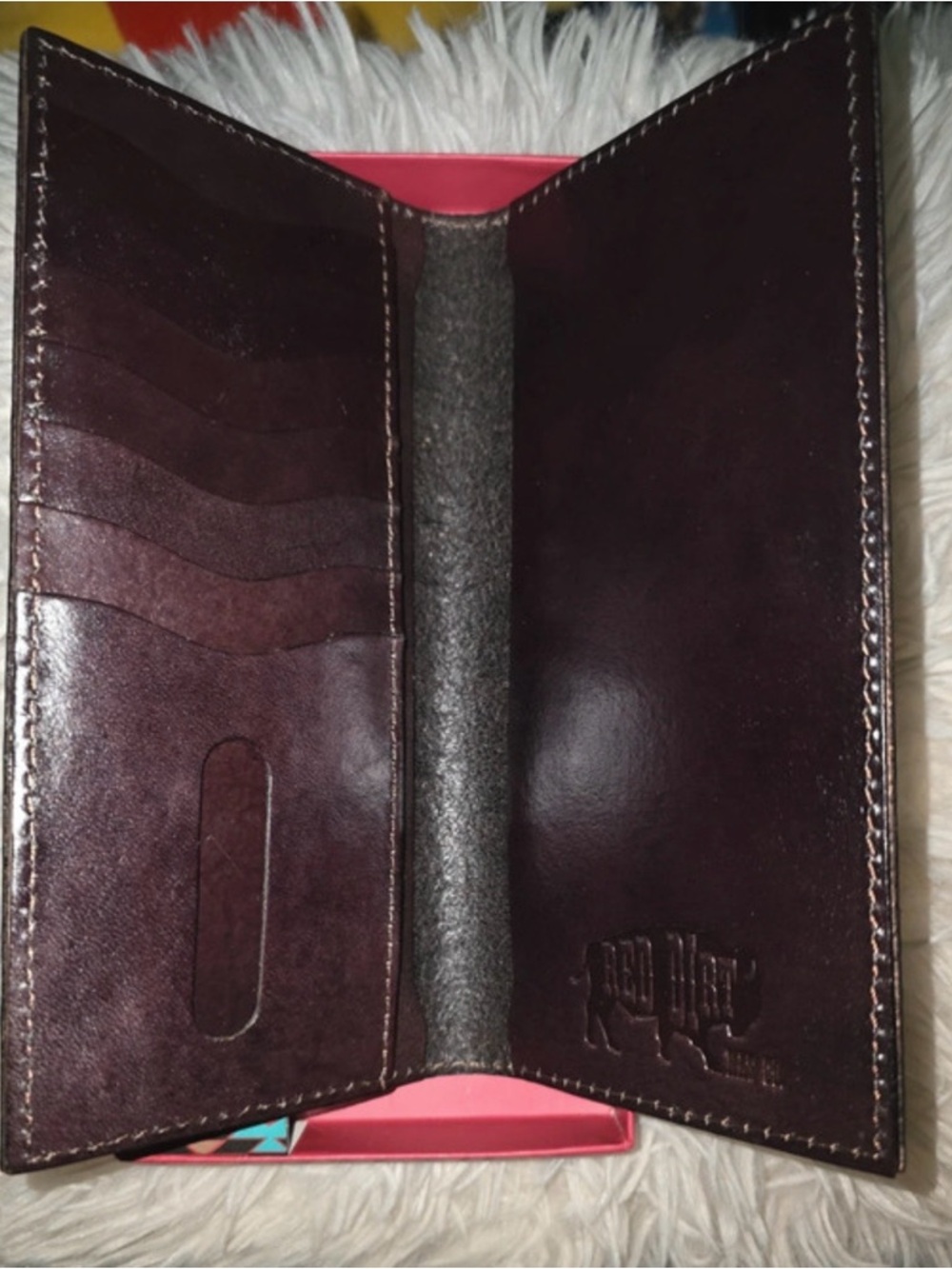 RD Co Rodeo Wallet - Aztec Brown & Turquoise Pattern - Picture 2 of 3